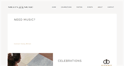 Desktop Screenshot of millenmusic.com