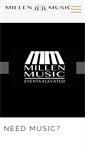 Mobile Screenshot of millenmusic.com