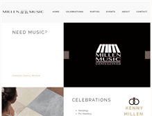 Tablet Screenshot of millenmusic.com